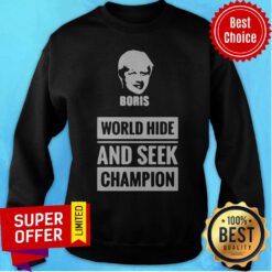 Official Boris World Hide And Seek Champion Sweatshirt