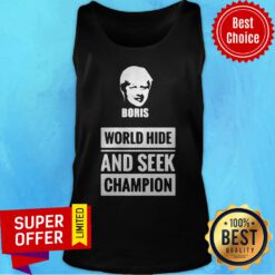 Official Boris World Hide And Seek Champion Tank Top