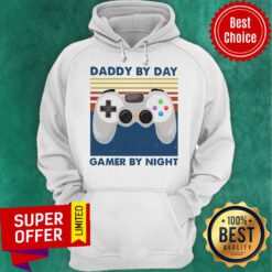 Official Family Daddy By Day Gamer By Night Hoodie