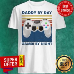 Official Family Daddy By Day Gamer By Night Shirt