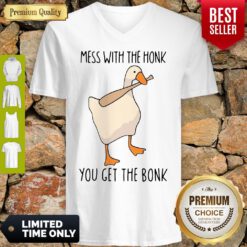 Official Mess With The Honk You Get The Bonk V-neck