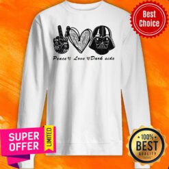 Official Peace Loves Darth Vader Dark Side Sweatshirt