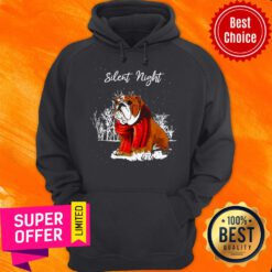 Official Pitbull Dog Christmas Silent Night Hoodie