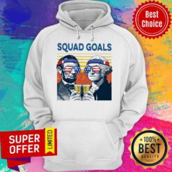 Official Squad Goal American Flag Vintage Hoodie