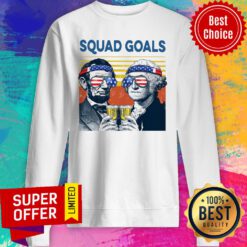 Official Squad Goal American Flag Vintage Sweatshirt