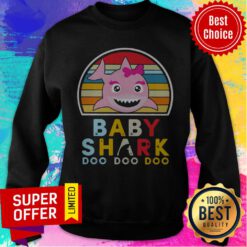 Premium Baby Girl Shark Doo Doo Doo Vintage Sweatshirt
