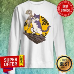 Premium Lizard vs Cat Sweatshirt