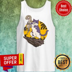 Premium Lizard vs Cat Tank Top
