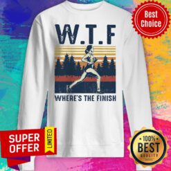 Premium Vintage WTF Hoeing Ain't Easy Sweatshirt