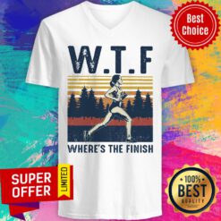Premium Vintage WTF Hoeing Ain't Easy V-neck