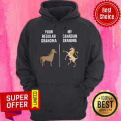 Premium Your Regular Grandma My Canadian Grandma Hoodie