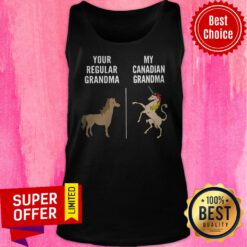 Premium Your Regular Grandma My Canadian Grandma Tank Top