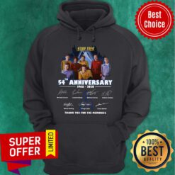 Star Trek 54th Anniversary 1966 2020 Thank You For The Memories Vintage Hoodie