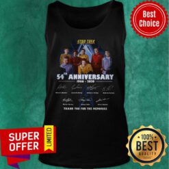 Star Trek 54th Anniversary 1966 2020 Thank You For The Memories Vintage Tank Top