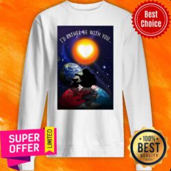 Nice Jerry Garcia I’d Rather Be With You Sweatshirt