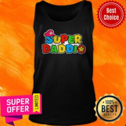 Awesome Super Daddio Fathers Day Tank Top