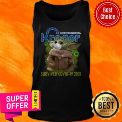 Baby Yoda Mask Kroger Fresh For Everyone Survived Covid-19 2020 Tank Top