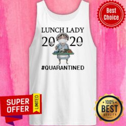 Funny Nurse Lunch Lady 2020 Mask Quarantined Tank Top