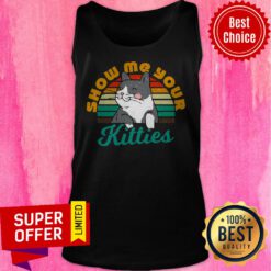 Nice Cat Show Me Your Kitties Vintage Tank Top