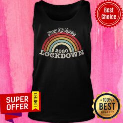 Rainbow Globally Lockdown 2020 Pandemics Stay At Home Tank Top