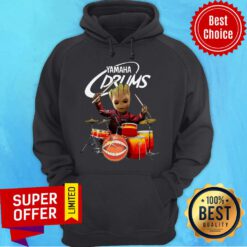 Top Baby Groot Yamaha Drums Hoodie