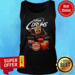 Top Baby Groot Yamaha Drums Tank Top