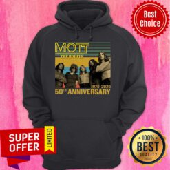 Top Mott The Hoople 1970 2020 50th Anniversary Hoodie