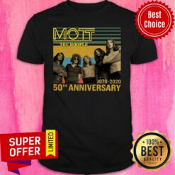 Top Mott The Hoople 1970 2020 50th Anniversary Shirt