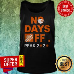 Top The Home Depot No Day Off Peak 2020 Coronavirus Tank Top