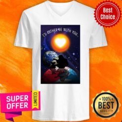 Nice Jerry Garcia I’d Rather Be With You V-neck