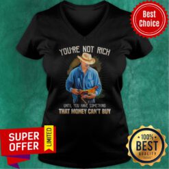 You’re Not Rich Until You Have Something That Money Can’t Buy Rooster V-neck