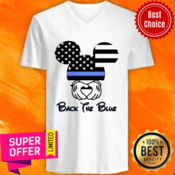 Awesome Back The Blue V-neck
