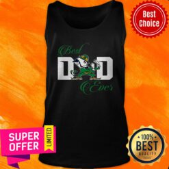 Awesome Best Dad Ever Notre Dame Fighting Irish Tank Top