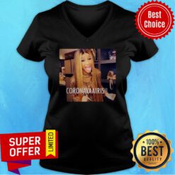 Awesome Cardi B Coronavirus V-neck