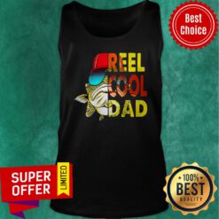 Awesome Fishing Reel Cool Dad Tank Top