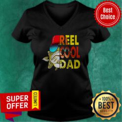 Awesome Fishing Reel Cool Dad V-neck