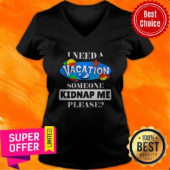 Awesome Kidnap Me Please V-neck
