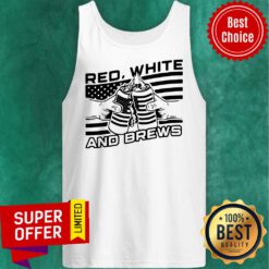 Awesome Red White And Brews Tank Top