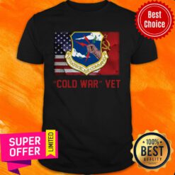 Awesome Strategic Air Command Cold War Vet American Flag Shirt