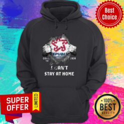 Blood Inside Me Republic Services Company Covid-19 2020 Can’t Stay At Home Hoodie