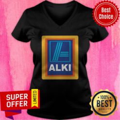 Funny Alki Farbe Schwarz V-neck