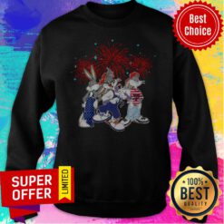 Funny Bugs Bunny Happy The 4th Of July Merica Sweatshirt