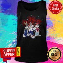 Funny Bugs Bunny Happy The 4th Of July Merica Tank Top