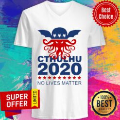 Funny Cthulhu 2020 No Lives Matter V-neck