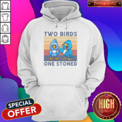 Funny Two Birds One Stondes Vintage Hoodie