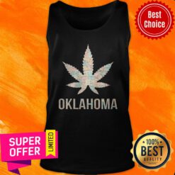 Funny Weed Cannabis Oklahoma Flag Tank Top