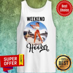 Funny Weekend Hooker Fishing Girl Tank Top