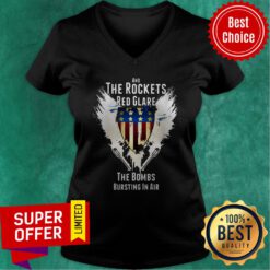 Nice And The Rockets Red Glare The Bombs Bursting In Air American Anthem V-neck