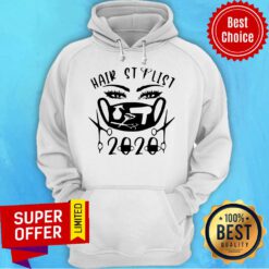 Nice Black Hair Stylist 2020 Face Mask Hoodie