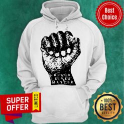 Nice Black Lives Matter People Are Not Racist Hoodie